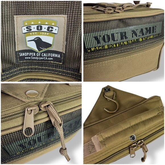 Sandpiper of California SOC Hanging Toiletry Bag Tactical Military Coyote Brown - Picture 8 of 12
